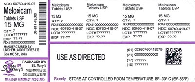 Meloxicam 60760 419 07